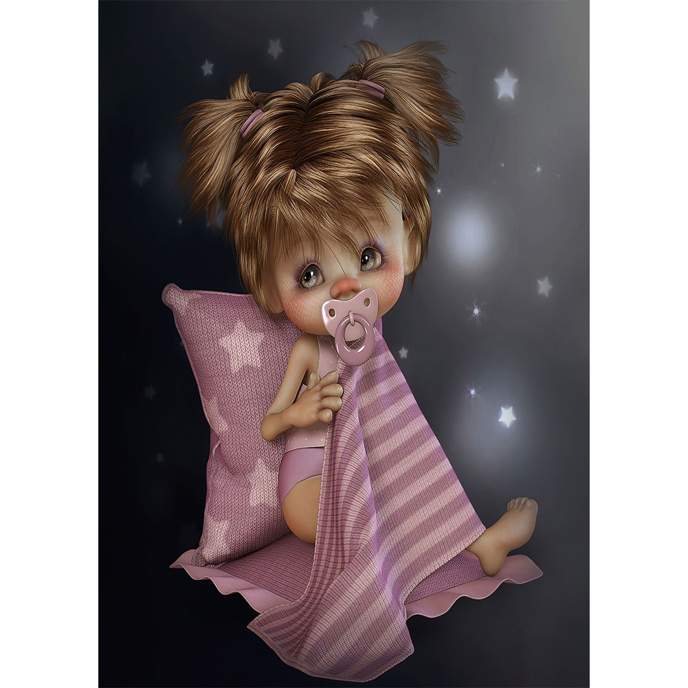 

Fairy Girl - Round Drill Diamond Painting - 30*40CM, 501 Original