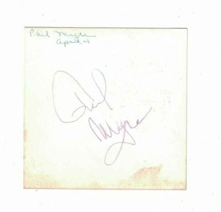 Phil Myre Montreal Canadiens Signed Personal Vintage Snapshot W/Our COA