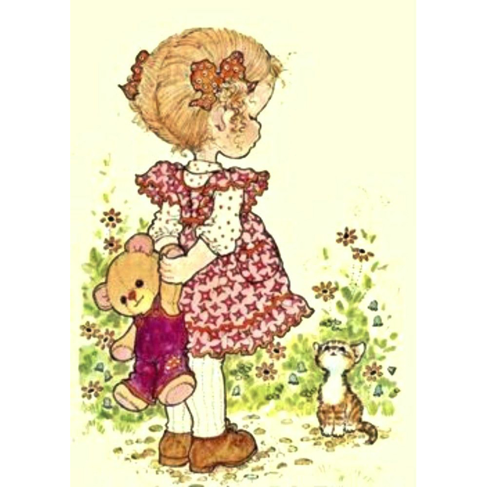 

Little Girl - Round Drill Diamond Painting - 30*40CM, 501 Original