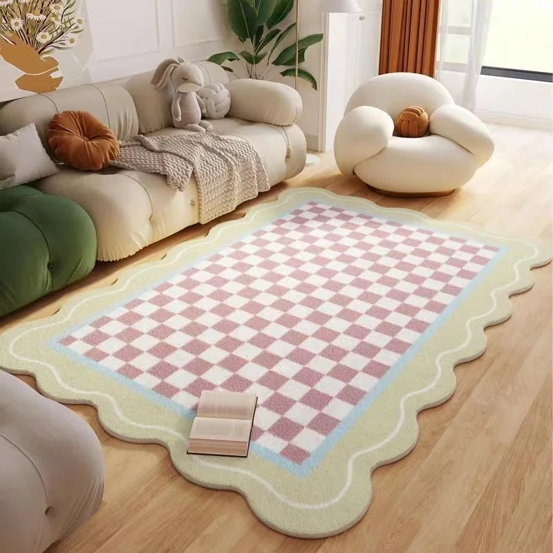 Checkerboard Colorful Rug-3