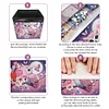 (US Local)DIY Diamond Painting Storage Box Canvas Organizer Box Diamond Painting Kit (A)