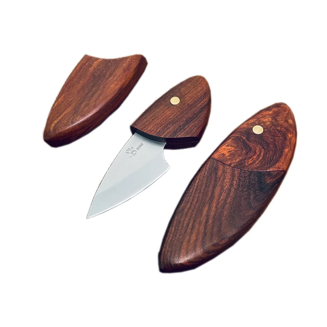 Wooden Fish Pocket Knife Mini Pocket Knife