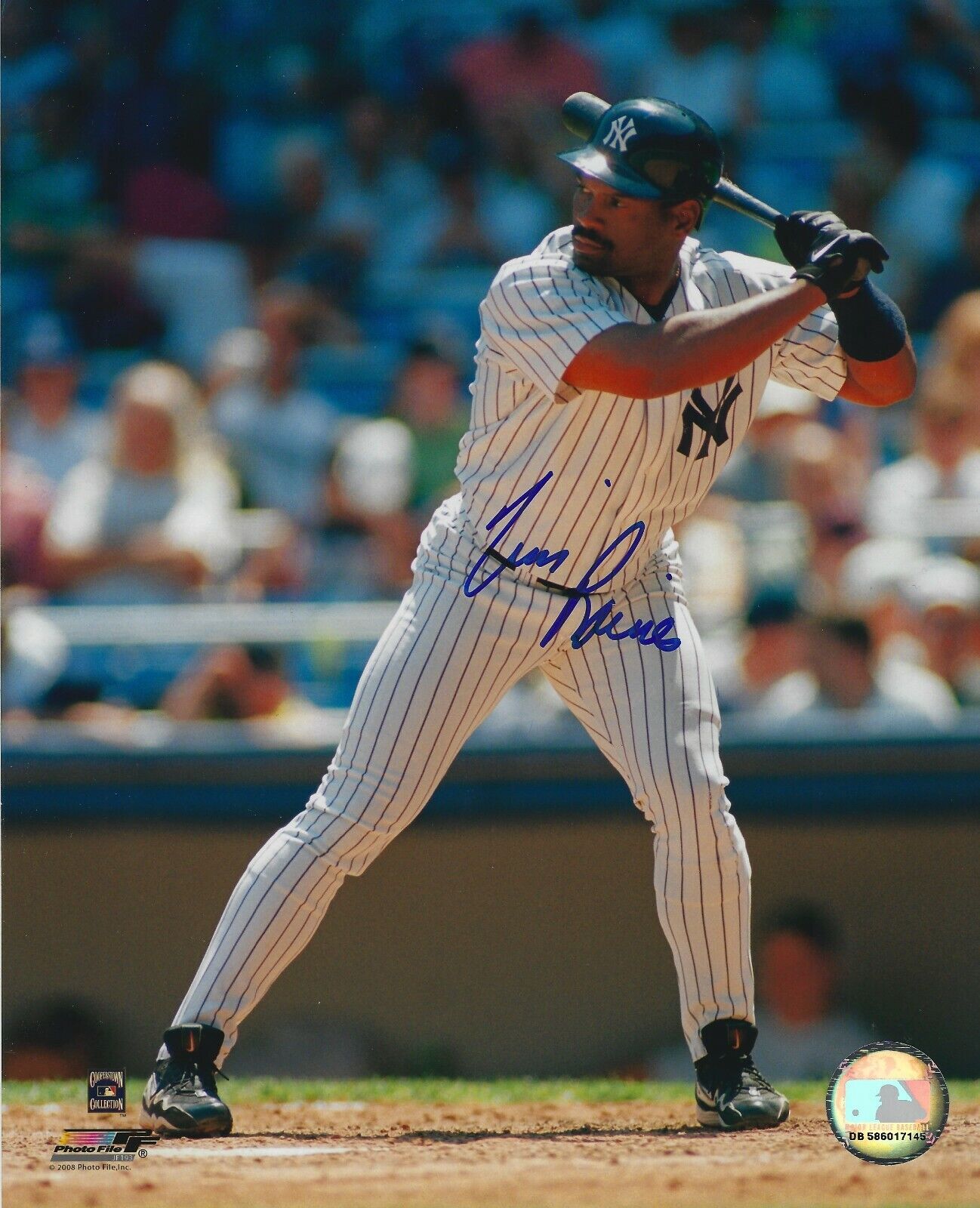 Signed 8x10 TIM RAINES New York Yankees Autographed Photo Poster painting - COA