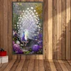 (40*70cm)DIY Full Round Drill Diamond Painting-Peacock