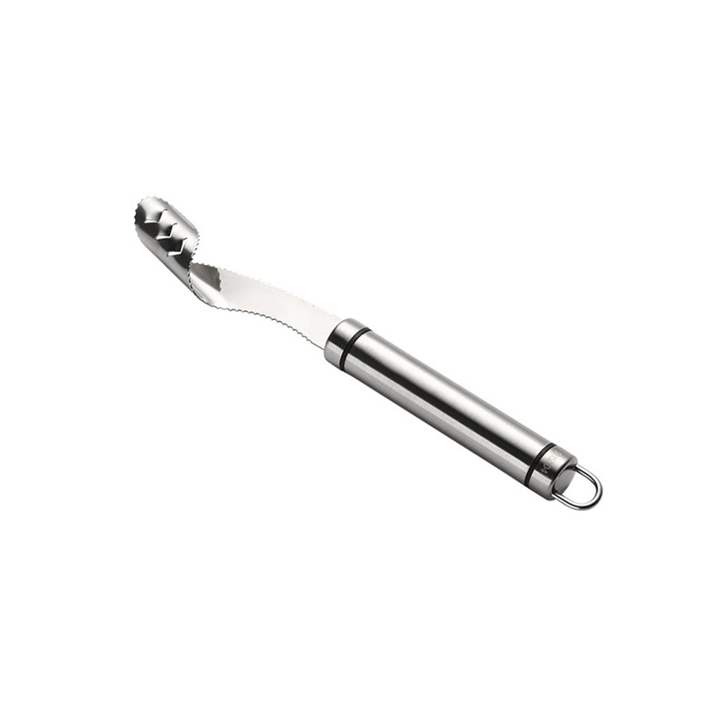 

Stainless Steel Cutting Pepper Corer Serrated Chili Seed Remover Gadgets, 501 Original