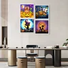 4pcs Diamond Painting -DIY Round Drill Halloween