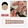 Press-on Nail Black Star Fake Nail