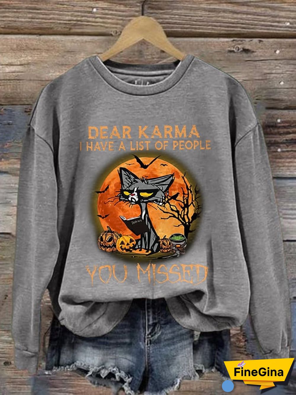 Women's Casual Print Long Sleeve Sweatshirt