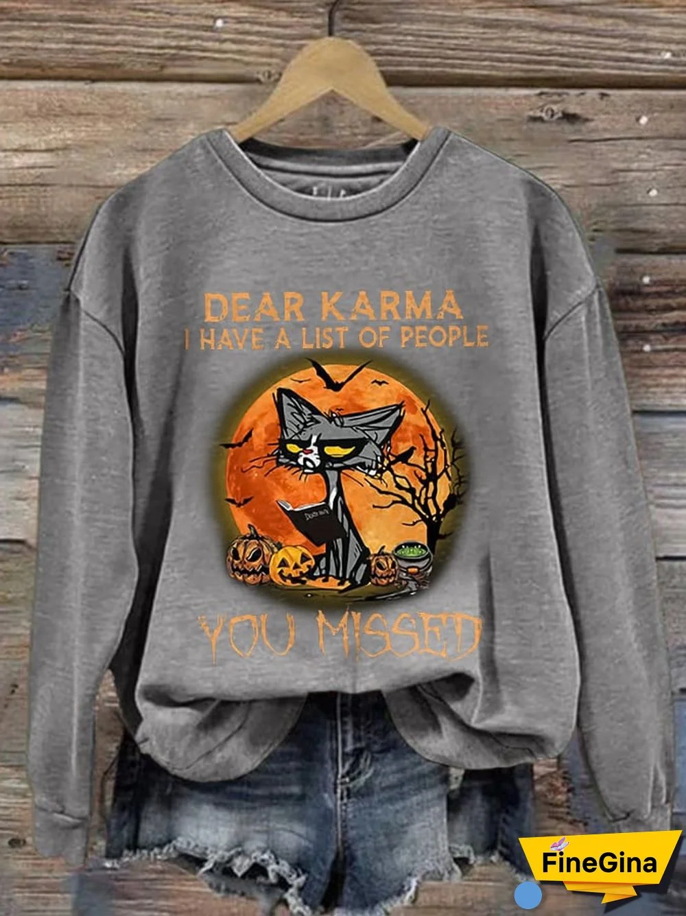 Women's Casual Print Long Sleeve Sweatshirt