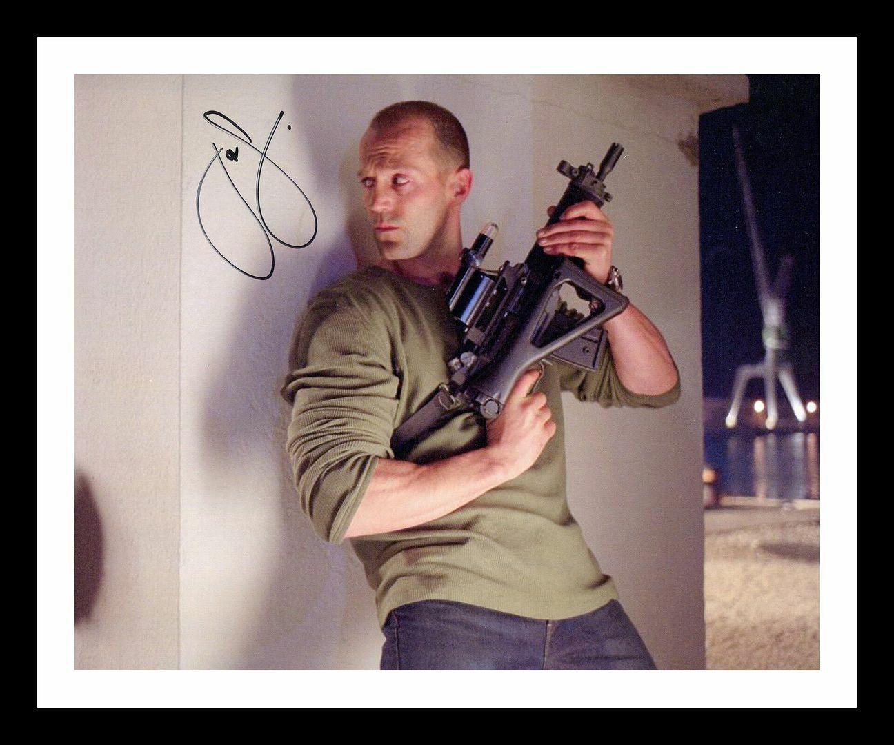 Jason Statham - The Transporter Autographed Signed & Framed Photo Poster painting 1