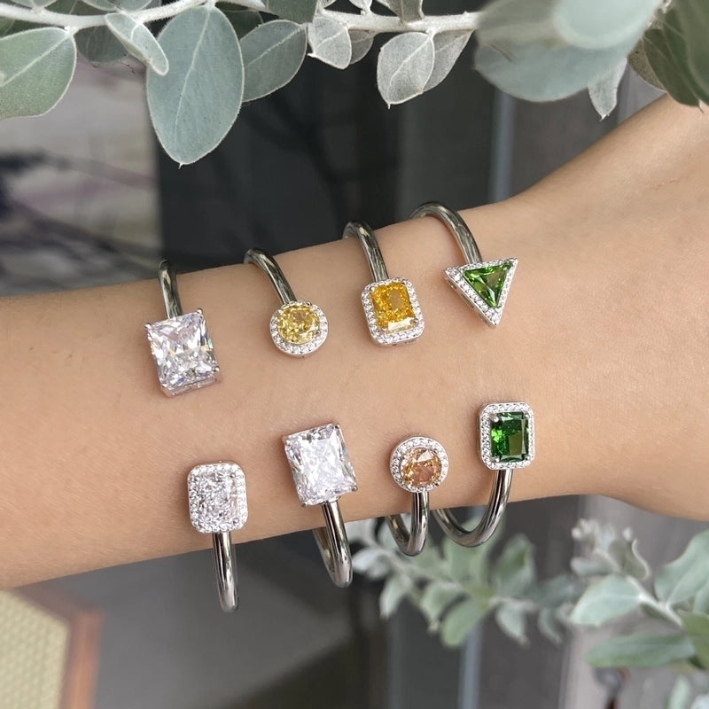 925 Sterling Silver Bangle Minimalist Classic Style