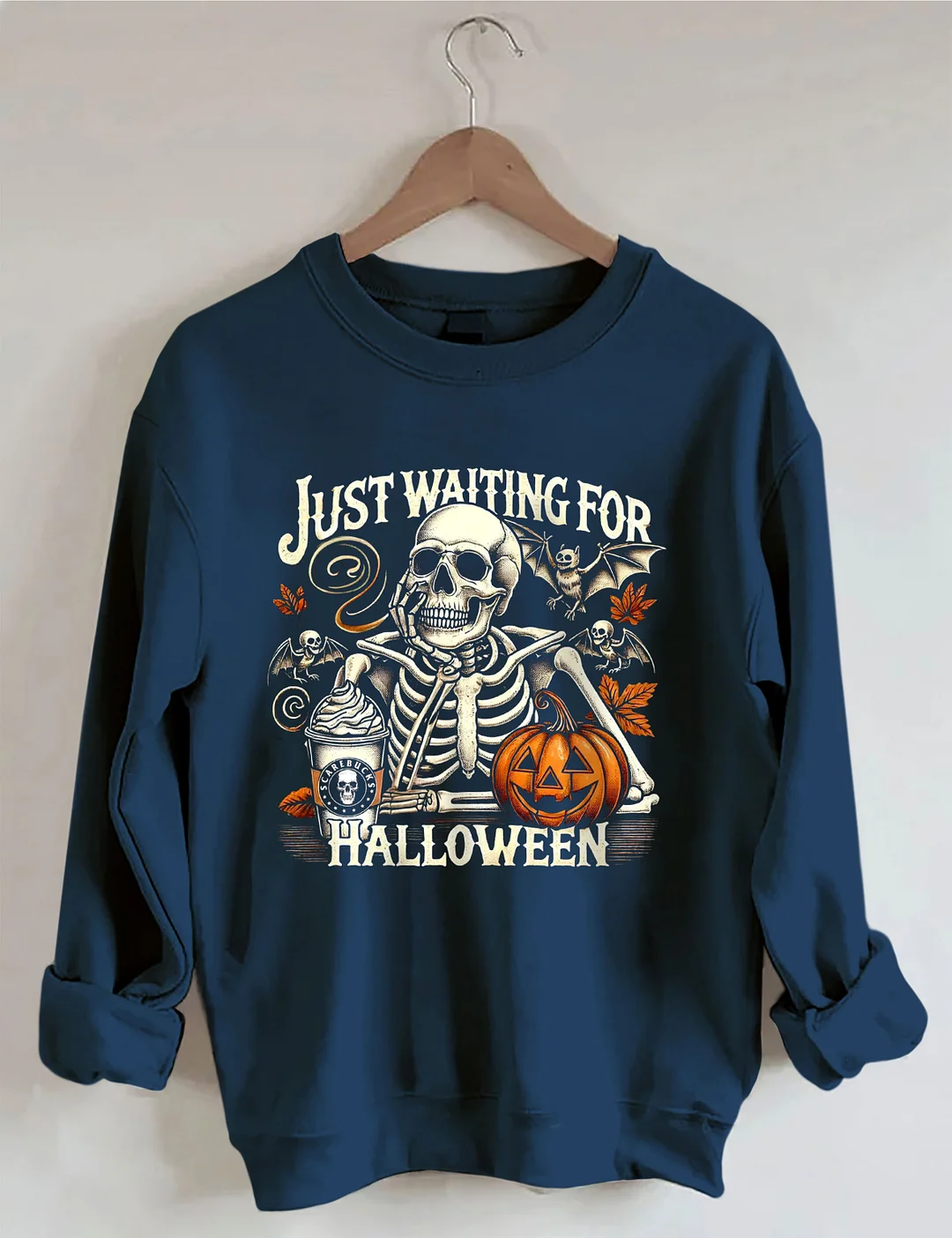 Just Waiting For Halloween Sweatshirt