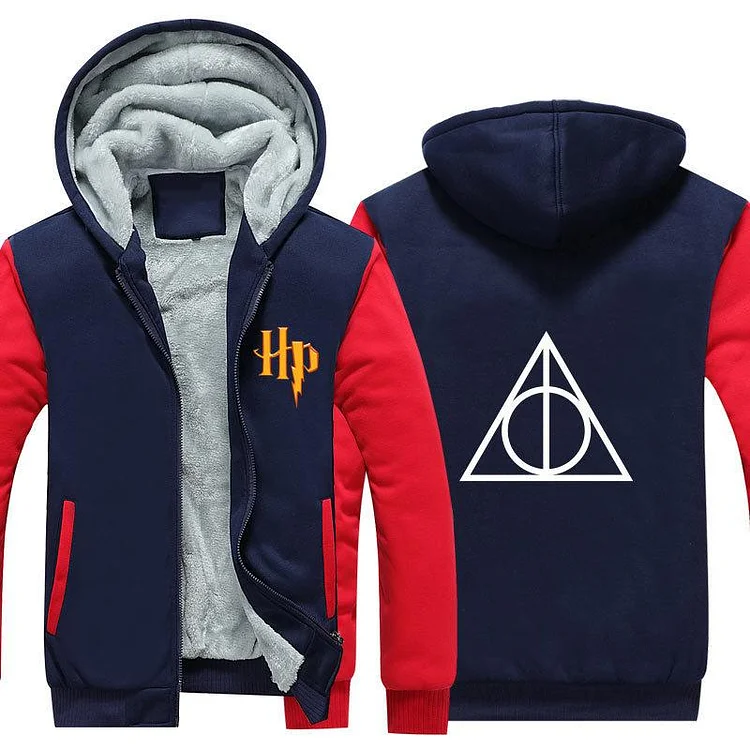Mayoulove Harry Potter Hogwarts #3 Pull over Hoodie Sweatshirt Autumn Winter Unisex Sweater Zipper Jacket Coat-Mayoulove