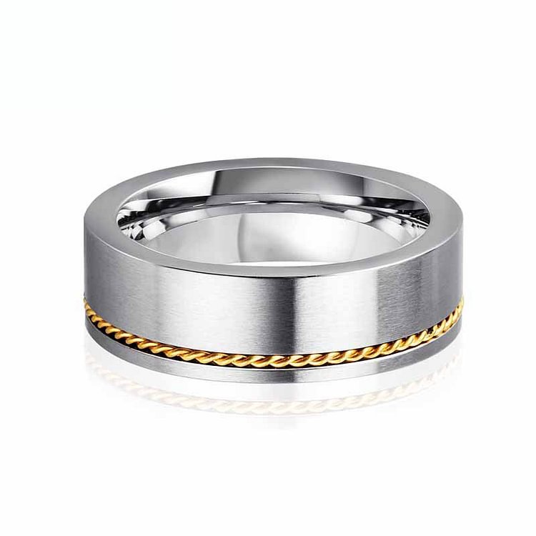Simple Fashion Chain Turnable Ring