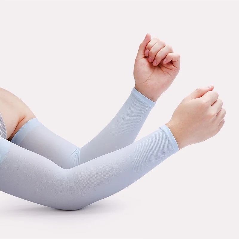 Arm Warmers Women Solid Summer Breathable High Elasticity Thin Sunscreen Womens All-match Outdoor Leisure Simple Trendy Chic New