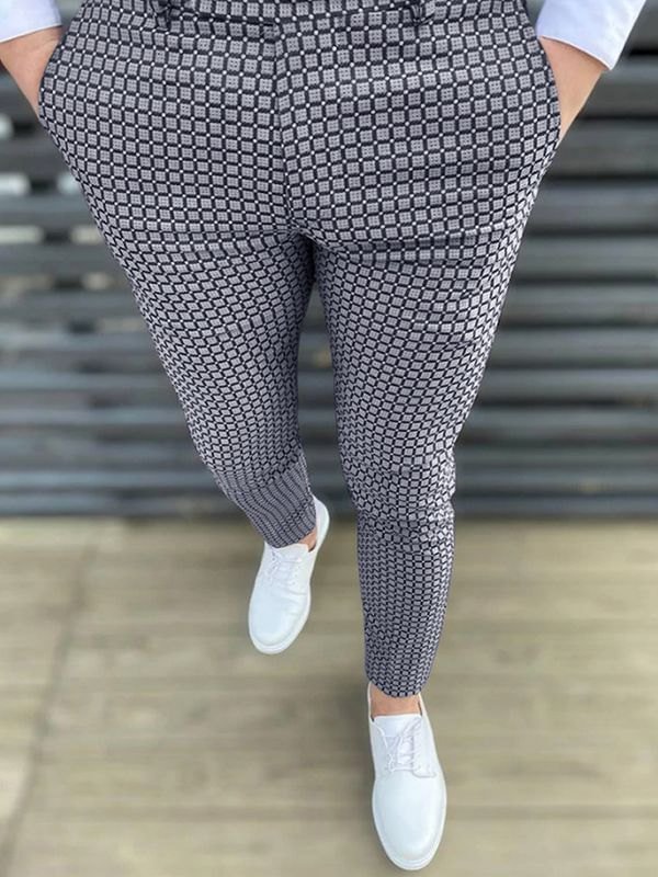 Men's Casual Grey Pants