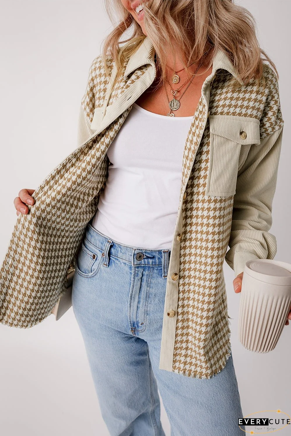 Mixed Texture Shacket