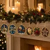 6pcs DIY Pearl Diamond Painting Christmas Tree Hanging Ornaments
