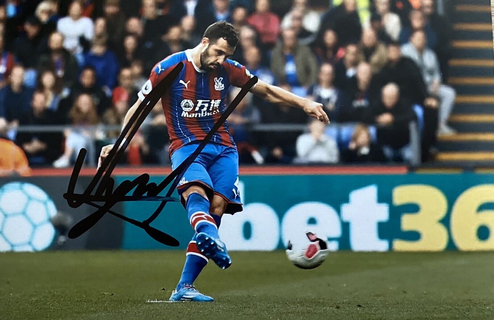 Luka Milivojevic Genuine Hand Signed Crystal Palace 6X4 Photo Poster painting 2