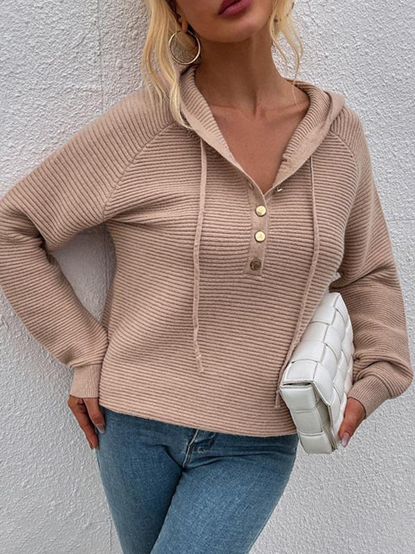 Women Half Sleeve V-neck Solid Color Dress