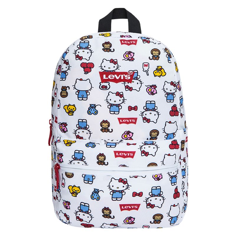 Levi´s® Hello Kitty Backpack School Bag Women Girls Canvas Rucksack A Cute Shop - Inspired by You For The Cute Soul 