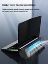 Laptop Cooler Notebook Cooler Adjustable Quiet 2600RPM USB Charging Suitable for Laptops Tablets Mobile Phone Cooling Stand Laptop Cooling Stand