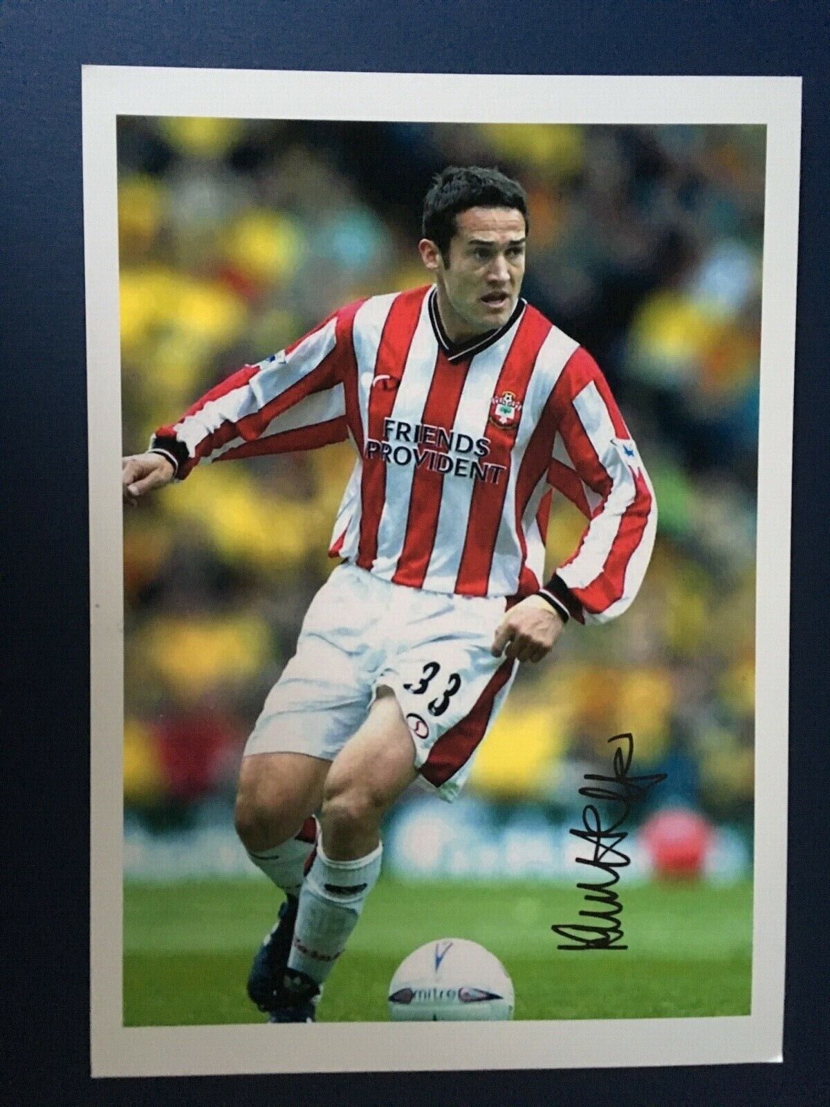 PAUL TELFER - FORMER SOUTHAMPTON FOOTBALLER - EXCELLENT SIGNED Photo Poster painting