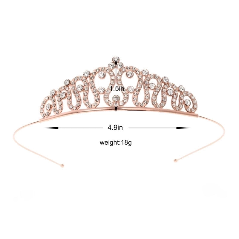 Factory Girl Crown Princess Simple Cute Headband Baby Festival Performance Hair Accessories Bride Crown Wedding Headdress
