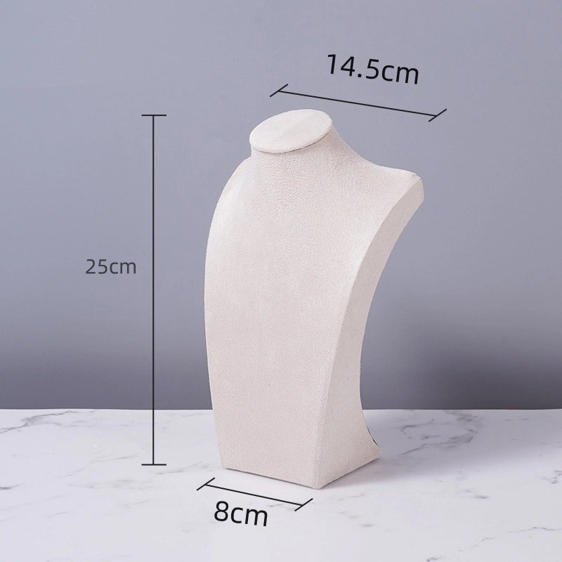 1 Piece Velvet Minimalist Solid Color Jewelry Display