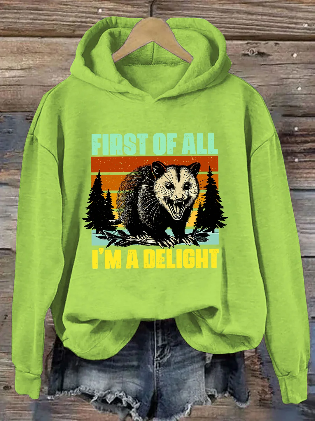 First Of All I'm A Delight Hoodie