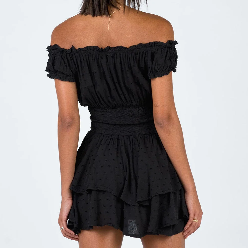 Uveng Hot Tight Waist Slim Wrapped Dresses