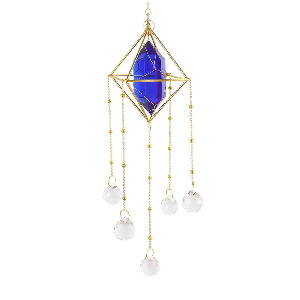 Crystal Wind Chimes Window Door Hanging Ornaments Room Garden Home Decor