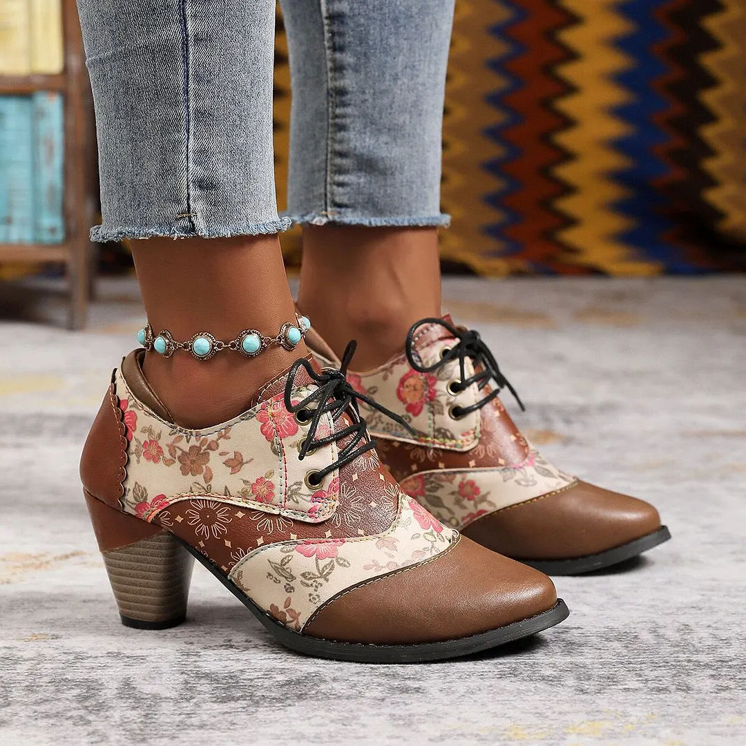 Yyvonne Autumn And Winter New Women's Boots Rough High And Martin Boots British Style National Style Women Boots