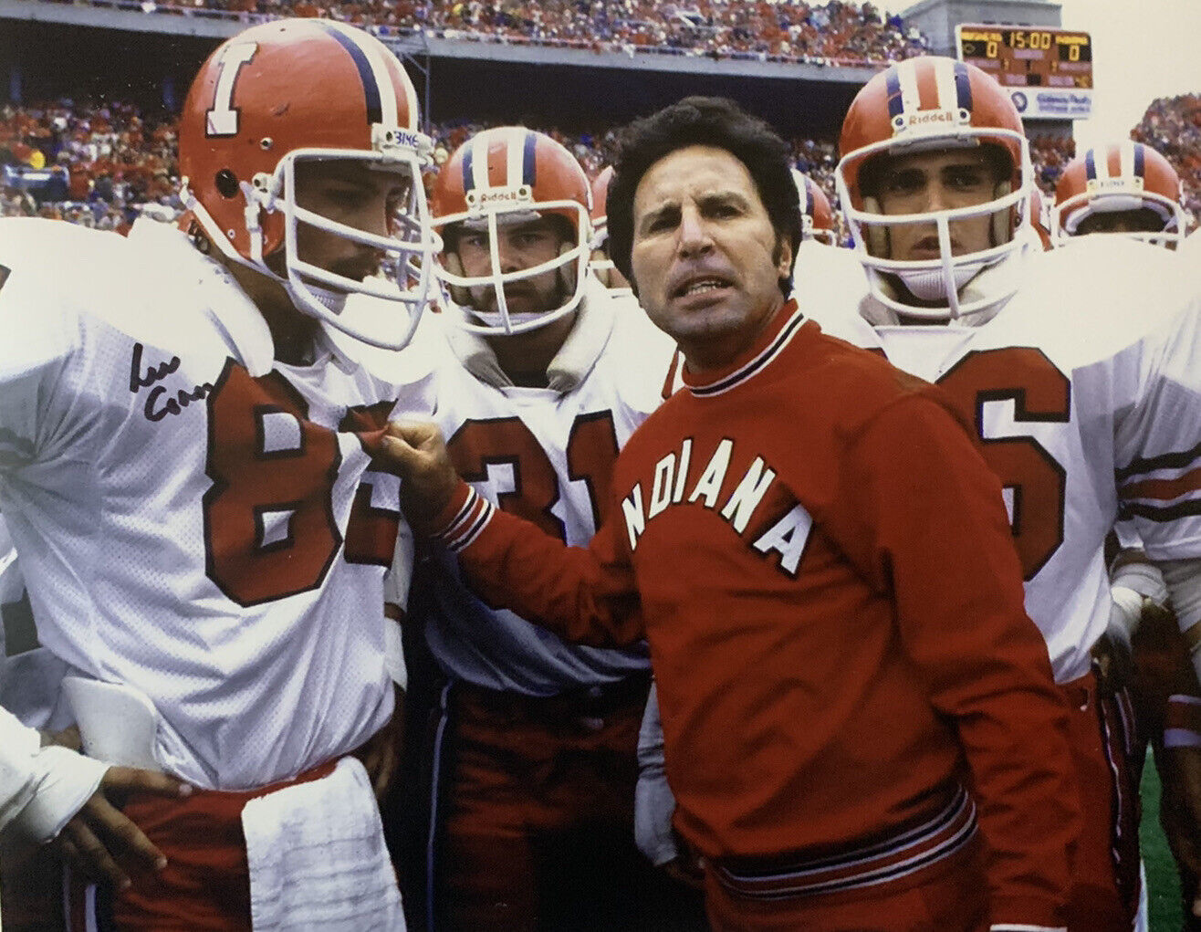 LEE CORSO HAND SIGNED 8x10 Photo Poster painting INDIANA HOOSIERS HEAD COACH AUTOGRAPH COA