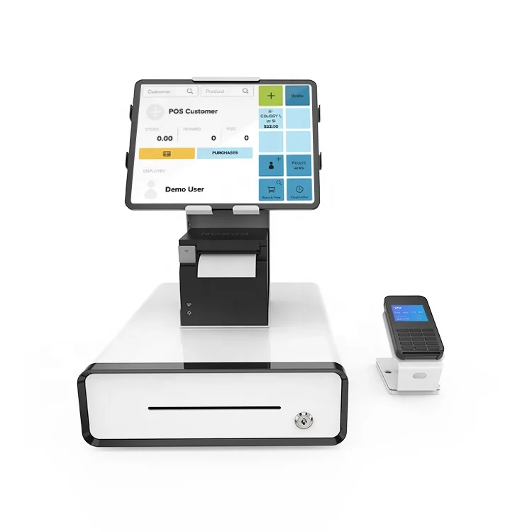 RFID All in one cash register machine RFID cash drawer RFID pos system for supermarket