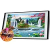 Waterfall - Full Round Diamond Painting(100*40cm)