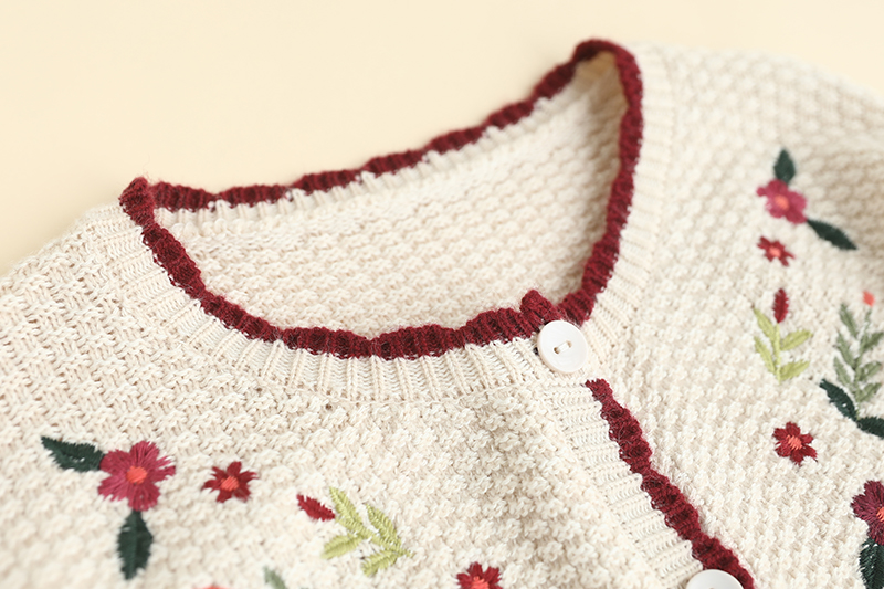 Chicfifth Sweater Women Winter Long Sleeve High Quality Autumn Vintage Top Knitted Cardigan