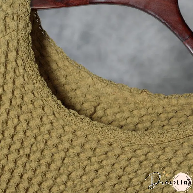 Women Spring Casual Irregular Sweater