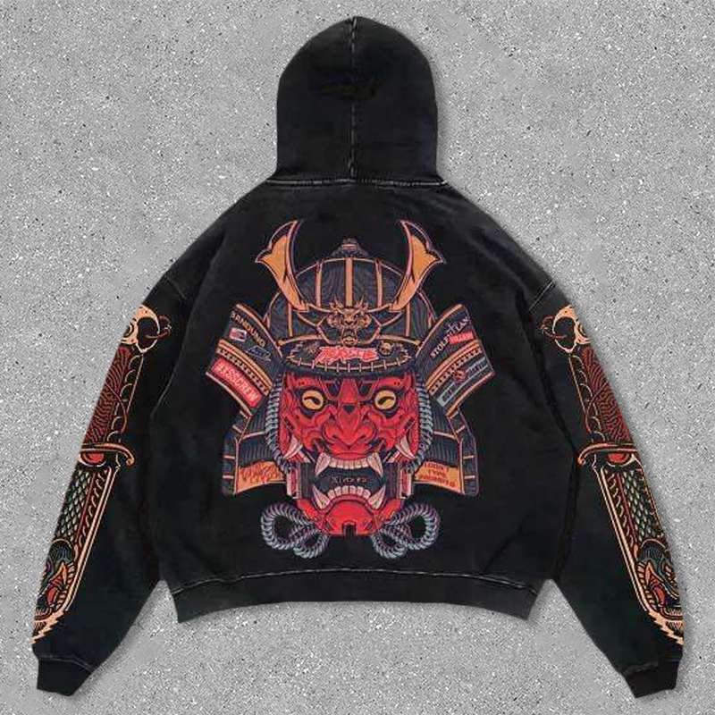 Ghost General print hoodie