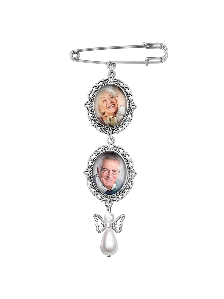 Pin Pendant Wedding Bouquet Photo Charms Bouquet Charms for Bridal Wedding Party