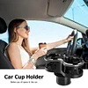 Two-Hole Tea Cup Stand Bracket Double Hole Water Bottle Support Auto Accessories