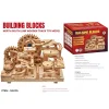Advanced Building Blocks Wooden Track Maze, DIY 3D Children Boy Girl Race Game Big Bricks Toys Gifts Lovers