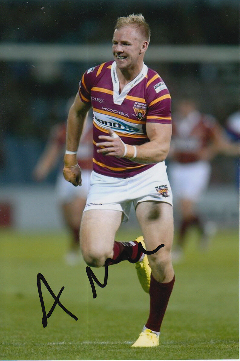 HUDDERSFIELD GIANTS HAND SIGNED AARON MURPHY 6X4 Photo Poster painting 1.
