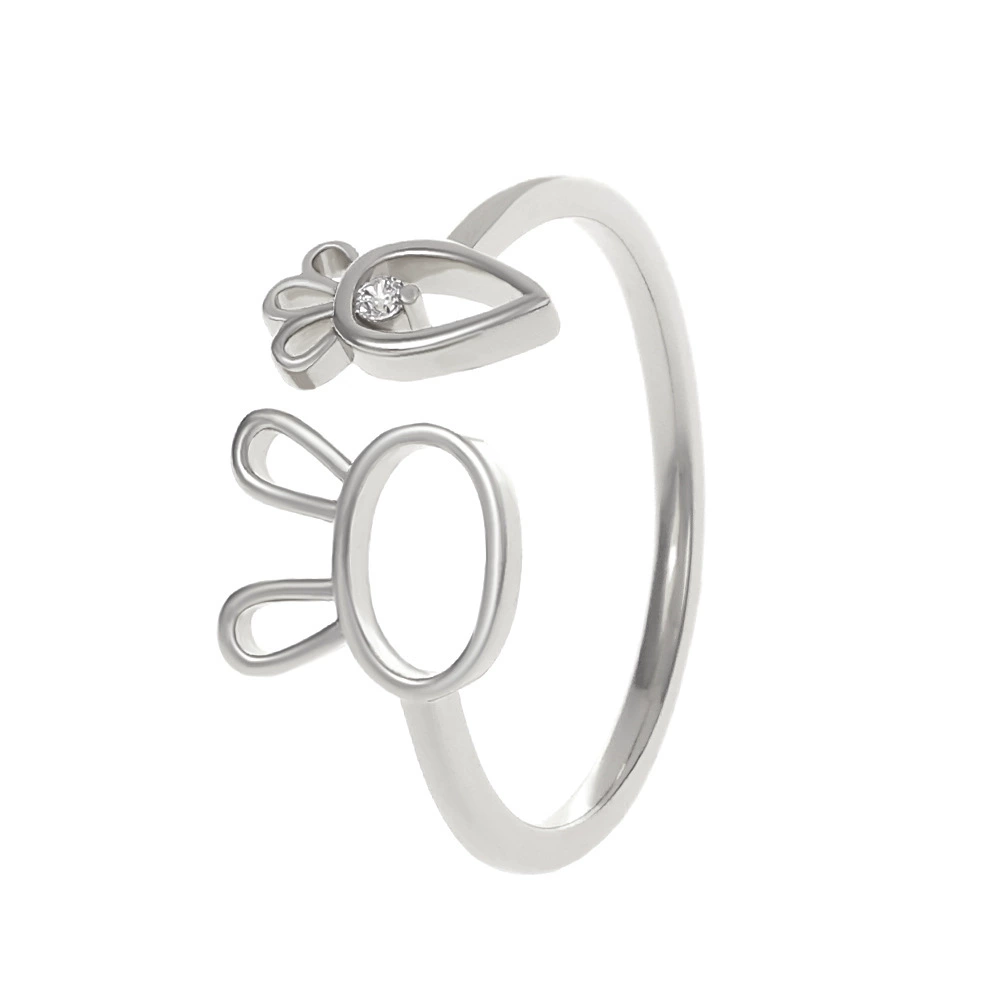 Rabbit Radish Gold-Plated Ring