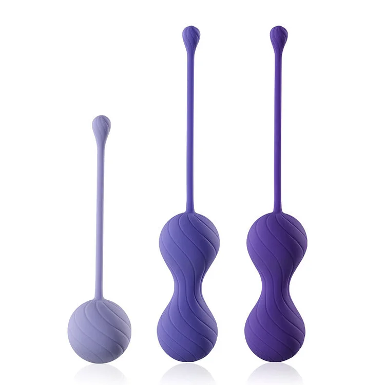 Twin Ball Postpartum Recovery 3-Piece Set 40g/80g/100g Vaginal Training Kegel Balls