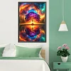 Diamond Painting-DIY Full Round Drill Colorful Abstract Tree(40*60CM)
