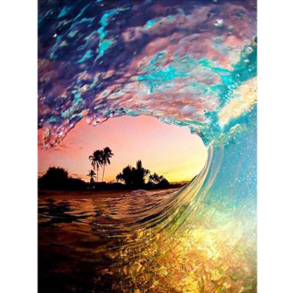 

40*30CM - Fantasy Seas - Round Drill Diamond Painting, 501 Original
