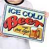 Cold Beer - Metal Tin Signs(8*12Inch/12*16Inch) - Bar