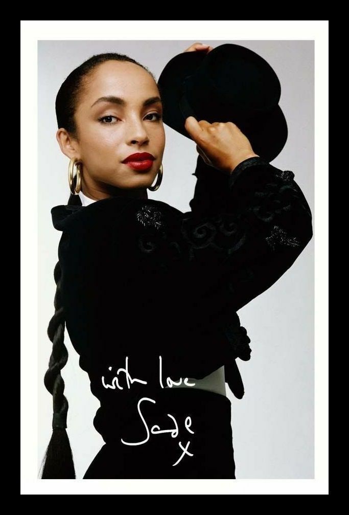 Sade Autograph Signed & Framed Photo Poster painting