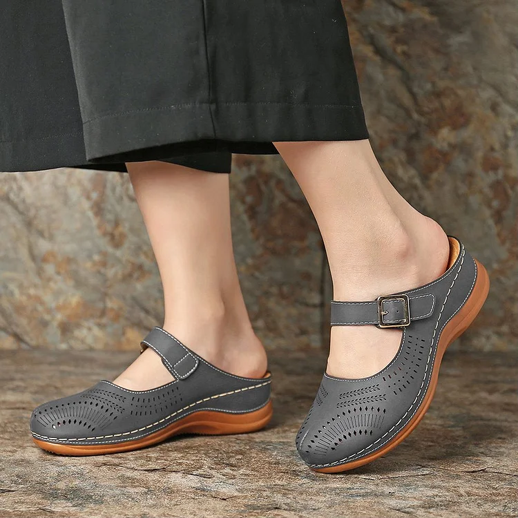 Anti-Slip Lightweight Plus Size Vintage Wedge Sandals for Women  Stunahome.com